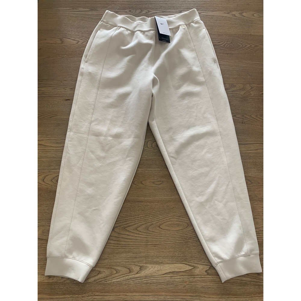 Nike Womens Dri-FIT 24.7 ImpossiblySoft Mid Rise Ankle Pants Sail HQ8184-104 L